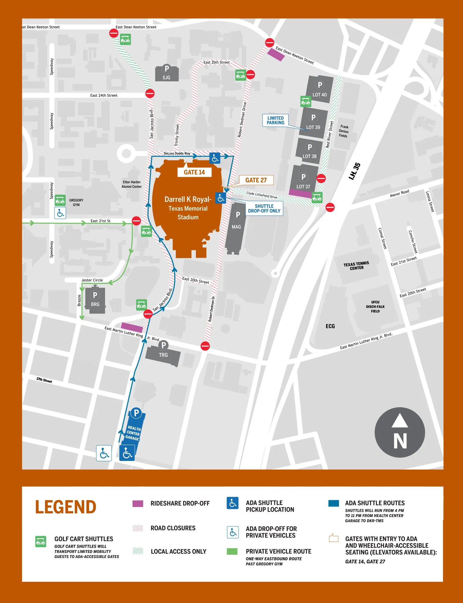 University-Wide ADA Shuttles